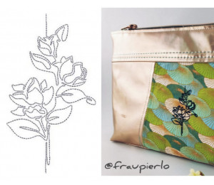 Stickdatei - Garden Flowers Lineart 2 Margarite